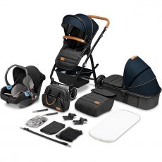 Детская коляска 3 в 1 Lionelo Amber Blue Navy